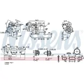Nissens Ahtimen turboahtin - Renault - Nissan - Dacia