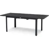 Hillerstorp Nydala Ruokapöytä 96x200/280 cm Musta