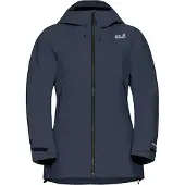 Jack Wolfskin Flowline Pro 2L Ins, hiihtotakki, naisten, tummansininen