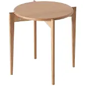 Oscarssons Möbel , Tilia sivupöytä Ø51 cm Lakattu tammi