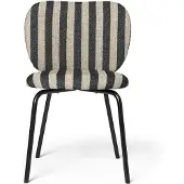 Ferm Living , Rico Ruokapöydän tuoli Black Louisiana - Sand/Black