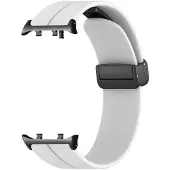 SKALO Huawei Watch D2 Silikoniranneke metallisolki Huawei Watch D2 - Valkoinen