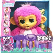 Fingerlings Care N Cuddles monkey pinkki