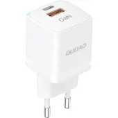 Dudao Wall charger GaN 33W PPS USB C/USB A13Pro - white