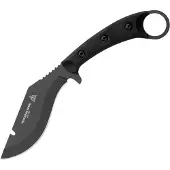 Tops knives Trailhead Kukri TDKR-01, 1095 Sniper Gray, Black Canvas Micarta, survival knife, Jason Swain design