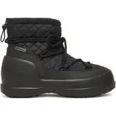 Moon Boot Mb Mezzaluna Quilted Mid Wp - Black - 36
