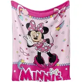 Disney Fleece - Minnie 1007 - 100X140 Cm - Multi/patterned - 100X140CM