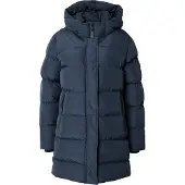 Superdry Hooded Sports Puffer Mid Jkt - Navy - S