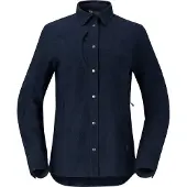 Norrøna Tamok Wool Plain Shirt W'S Indigo Night Melange - S