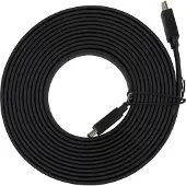 Deltaco HDMI-kaapeli, 48G, 5 m, musta, litteä