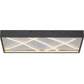 JUST LIGHT Led Mikado, himmennettävä, Musta, Olohuone/ruokailutila, Metalli, Moderni