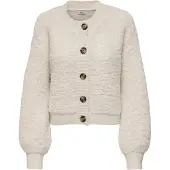 JDY Jdyeira Life L/S Oneck Cardigan Knt Noos - White - XS
