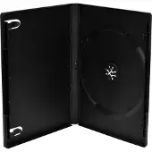 MediaRange BOX30, DVD-kotelo, 1 levyt, Musta, Muovi, 120 mm, RoHS