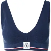 Tommy Hilfiger Underwear Rintaliivi tummansininen / punainen / valkoinen