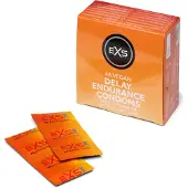 Exs Delay Endurance - Viivästyttävä kondomi, 48 kpl, puudutusaineella, lateksi