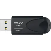 PNY Attaché 4 USB 3.1 64 Gt -muistitikku, musta