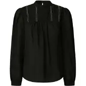 Pepe Jeans for woman. PL3051278 Pipy black blouse (L), Casual, Viscose, Long sleeve