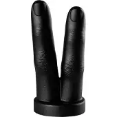 BUTTR Victory - kaksipuolinen anaalidildo - musta