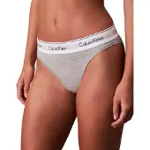 Calvin Klein High Leg Tanga - Grey - S