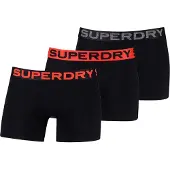 Superdry Bokserishortsit tummanharmaa / hummeri / musta