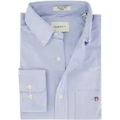 Gant for man. 3000200 Regular Fit Oxford Shirt blue (L), Casual, Cotton, Classic, Long sleeve
