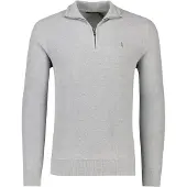Ralph Lauren Mesh-Knit Cotton Quarter-Zip Sweater - Black - M