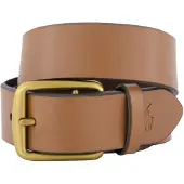 Ralph Lauren Signature Pony Leather Belt - Brown - 32