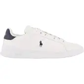 Ralph Lauren Heritage Court Ii Nappa Leather Sneaker - White - 45