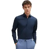 BOSS Hank Spread Pitkähihainen Kauluspaita
