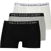 Ralph Lauren Stretch Cotton Trunk 3-Pack - Grey - XXL