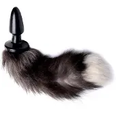 Tailz Grey Fox Tail Anustappi Hännällä