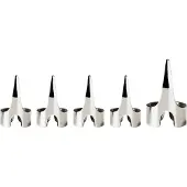 Master Series Clawed 5pc Sensation Kynsisormukset - Silver