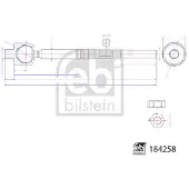 FEBI BILSTEIN Raidetangon pää, suora 184258