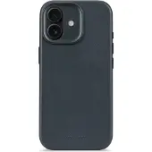 Decoded Leather Backcover w/MagSafe iPhone 17 - Navy shadow