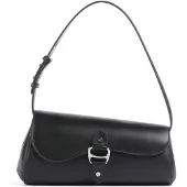 Ralph Lauren Leather Medium Tasha East-West Bag - Black - ONE SIZE