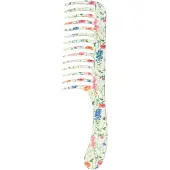 Denman D28 Wide Tooth Detangler Comb Floral Fantasies