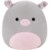 Squishmallows 50 Cm Fuzz A Mallows Bessa Pig - Grey - 50 CM