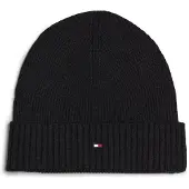 Tommy Hilfiger Th Flag Pima Cotton Beanie - Grey - ONE SIZE
