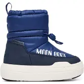 Moon Boot Juniors' Park Tube Mid Waterproof Blue Navy Talvikengät 30