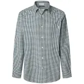 Pepe Jeans for man. PM3090841 Colton navy shirt (S), Casual, Cotton, Long sleeve