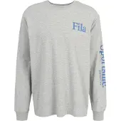 FILA Toiminnallinen paita 'LAON' kyyhkynsininen / meleerattu harmaa