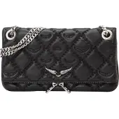 Zadig & Voltaire Rock Ii Quilted Monogram - Black - ONE SIZE