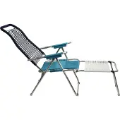 Jan Kurtz Spaghetti aurinkotuoli pop blue/turquoise/white/turquise alumiini