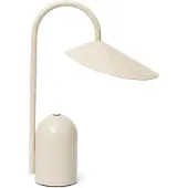 Ferm Living Pöytävalaisin , Arum, himmennettävä, Beige, Terassi, Metalli, Design