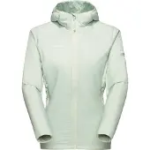 Mammut Women's Rime Air In Hybrid Hooded Jacket Silver Sage S
