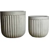 House Doctor kukkaruukku 2 kpl Concrete