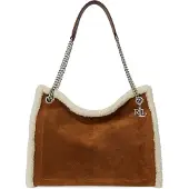 Ralph Lauren Bradley Shopperit Nahka 35.5 cm Ruskea