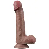 Lovetoy Dual Layered Silicone Dildo 22,5 cm