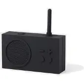 Lexon tykho3 fm radio and wireless speaker black