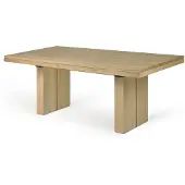 Ethnicraft Double Ruokapöytä 100x200-300 cm Tammi